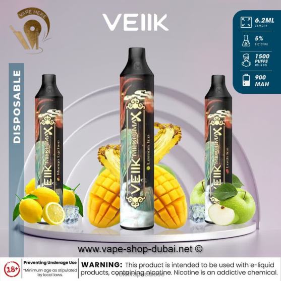 VEIIK Airo Kit Suisse TTTDN46 barbe à papa aux bleuets | VEIIK Micko MAX vape jetable 1500 bouffées