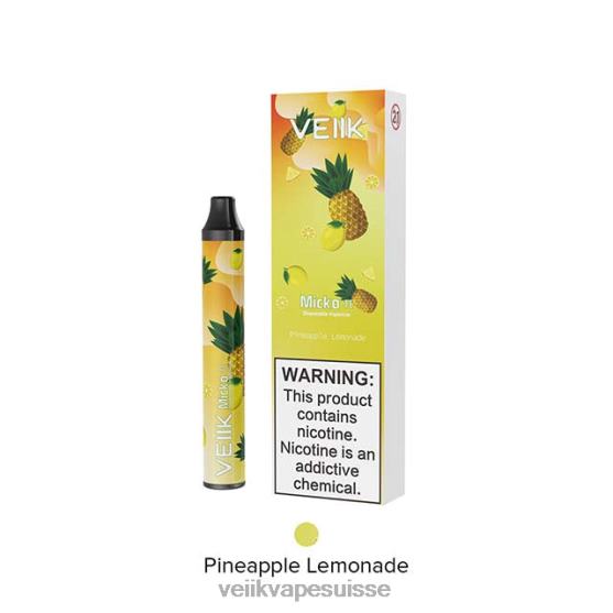 VEIIK Prix TTTDN27 limonade à l'ananas | VEIIK Micko Pie vape jetable 600 bouffées