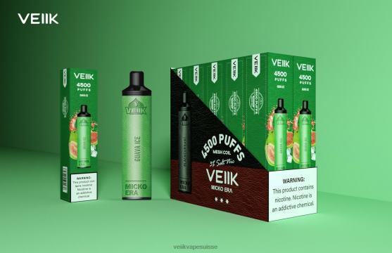 VEIIK Vape Berne TTTDN2 glace à la goyave | VEIIK Micko Era 4500 bouffées jetables 30 mg