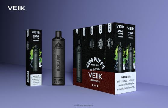 VEIIK Vape Review TTTDN9 cassis | VEIIK Micko Era 4500 bouffées jetables 30 mg