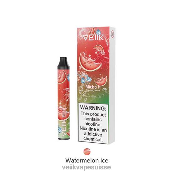 VEIIK Vape Suisse TTTDN21 glace à la pastèque | VEIIK Micko Pie vape jetable 600 bouffées